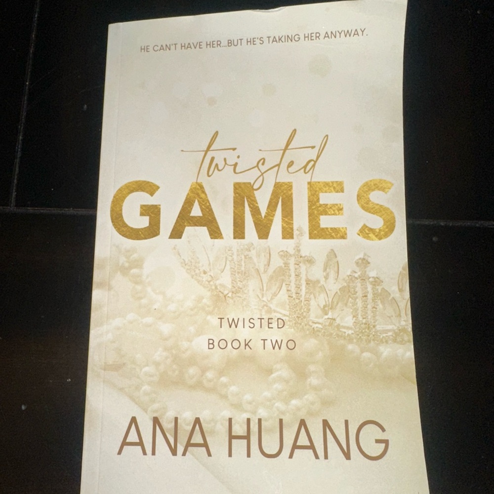 Twisted Games Book - Gold and Brown